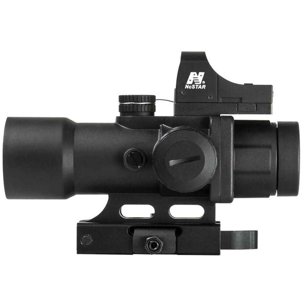 NcSTAR 3.5x32 CPO Riflescope with Micro Green Dot Sight