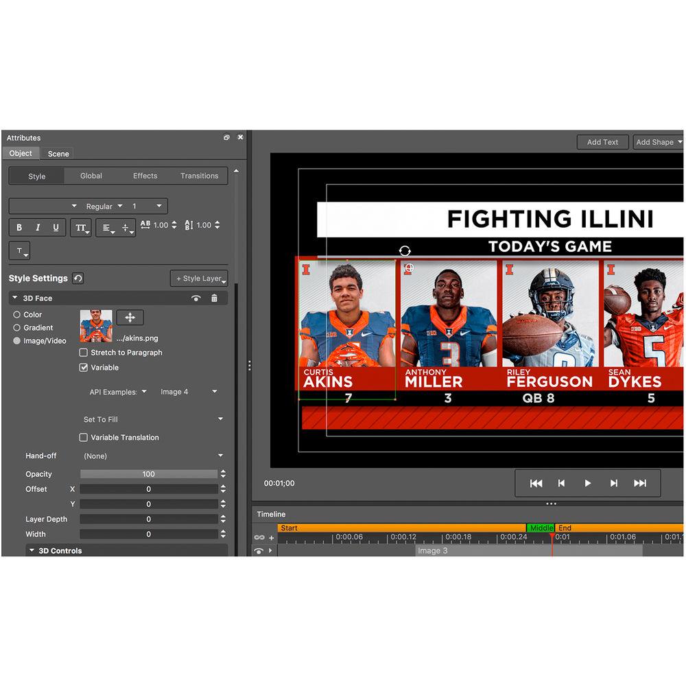 NewBlueFX Titler Live 4 Broadcast