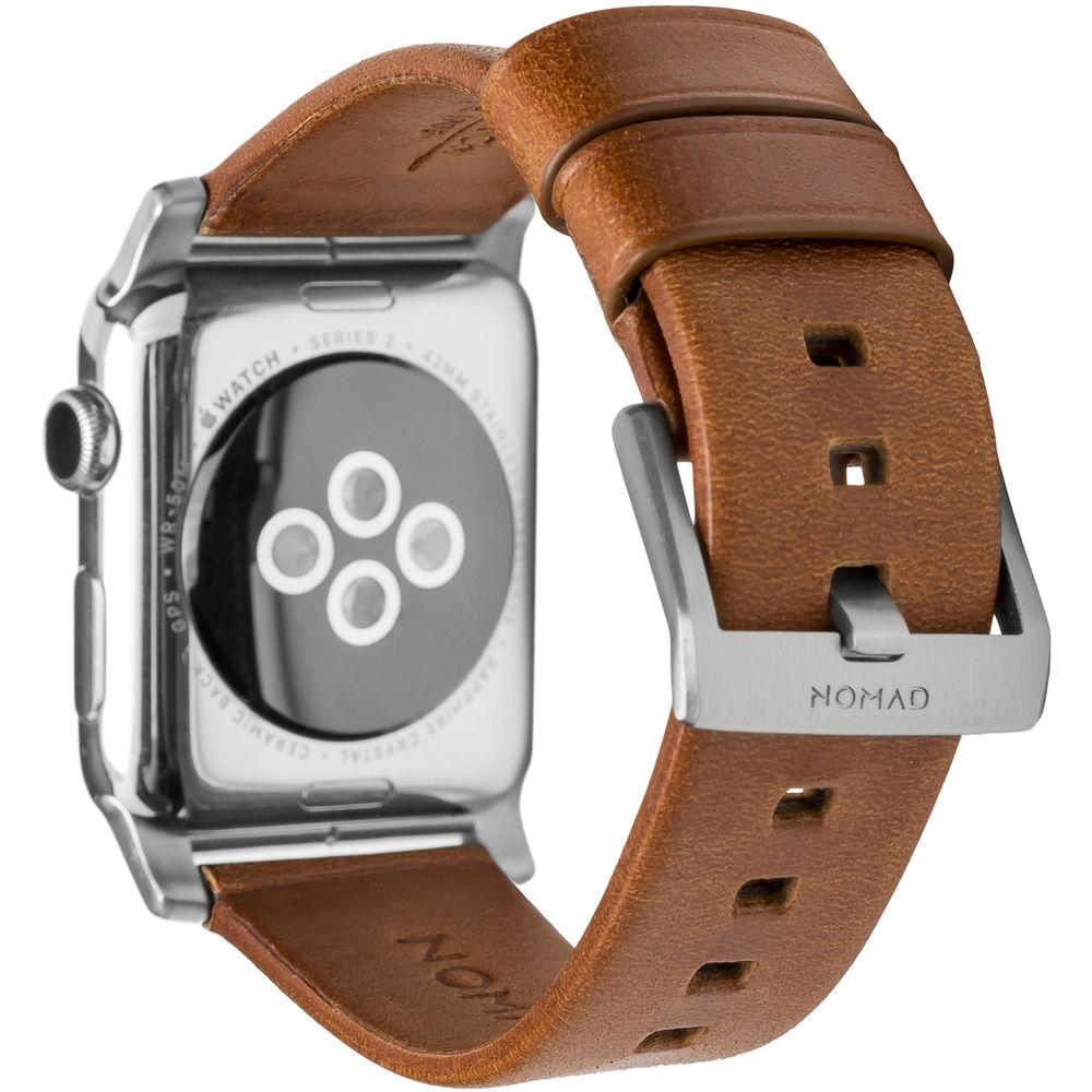 Nomad Leather Strap for 42mm 44mm Apple Watch