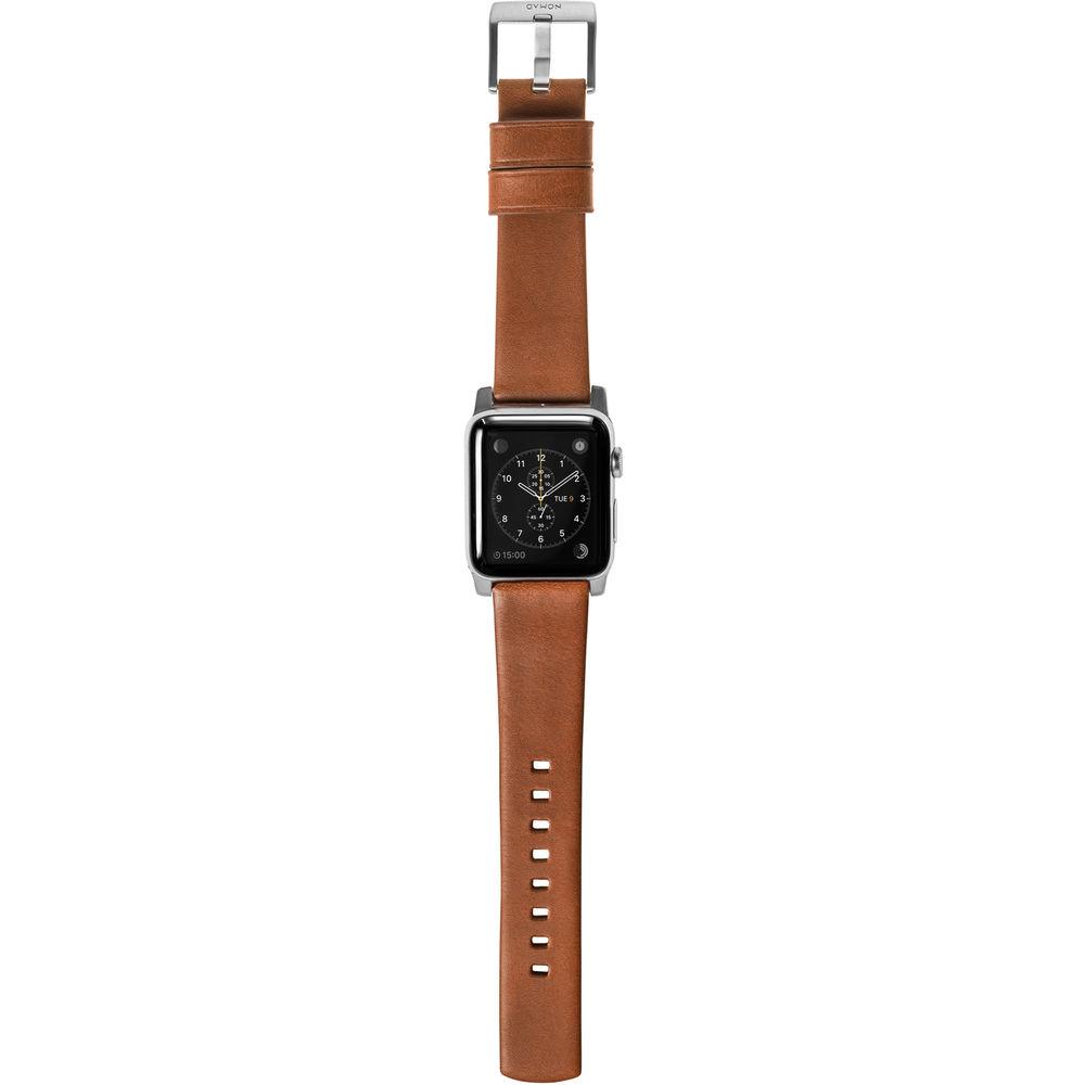 Nomad Leather Strap for 42mm 44mm Apple Watch