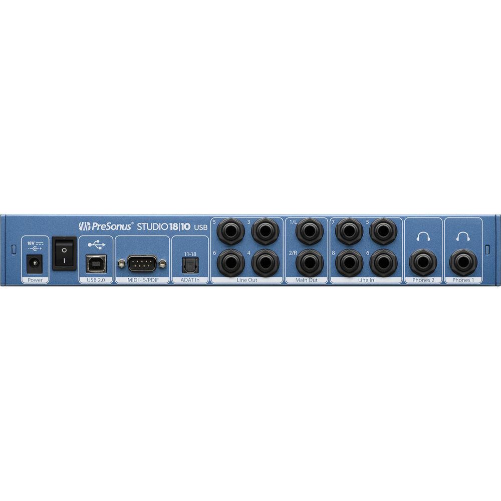 PreSonus Studio 1810 - 18x8 USB 2.0 Audio Interface