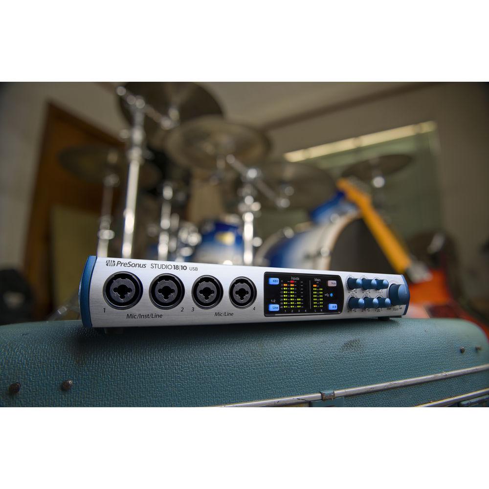 PreSonus Studio 1810 - 18x8 USB 2.0 Audio Interface