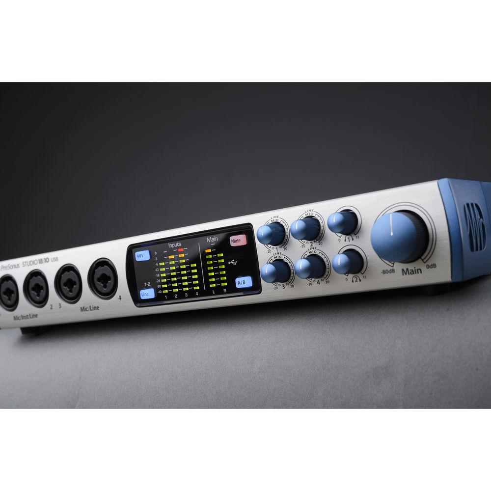 PreSonus Studio 1810 - 18x8 USB 2.0 Audio Interface