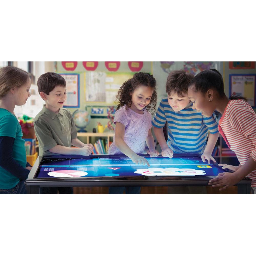 QOMO Motorized Height-Adjustable Tilt & Touch Mobile Stand for Interactive Flat Panels