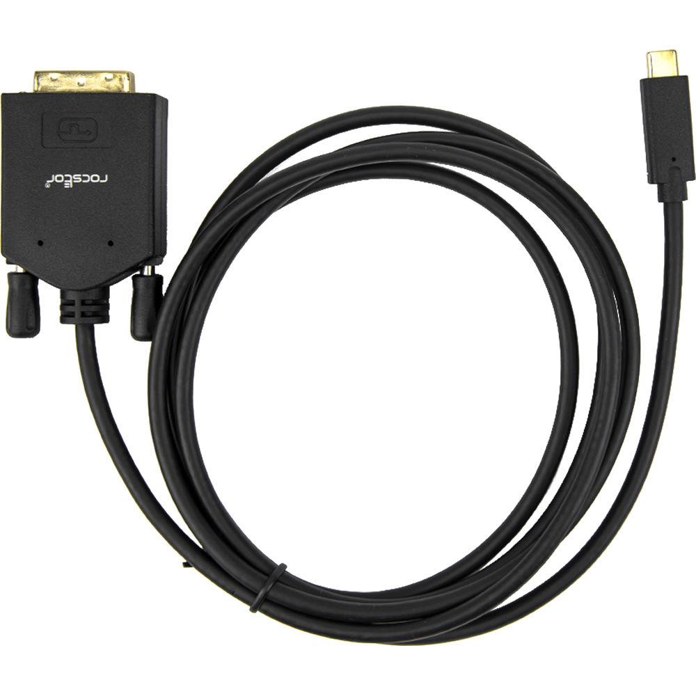 Rocstor Rocpro USB Type-C Male to DVI-D Male Cable