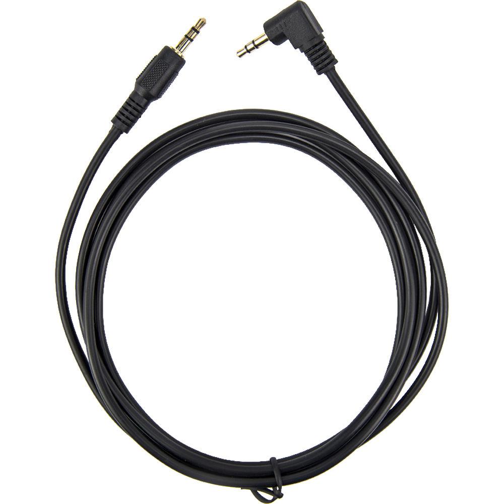 Rocstor Slim Straight 3.5mm Male to Right-Angle 3.5mm Male Stereo Audio Cable