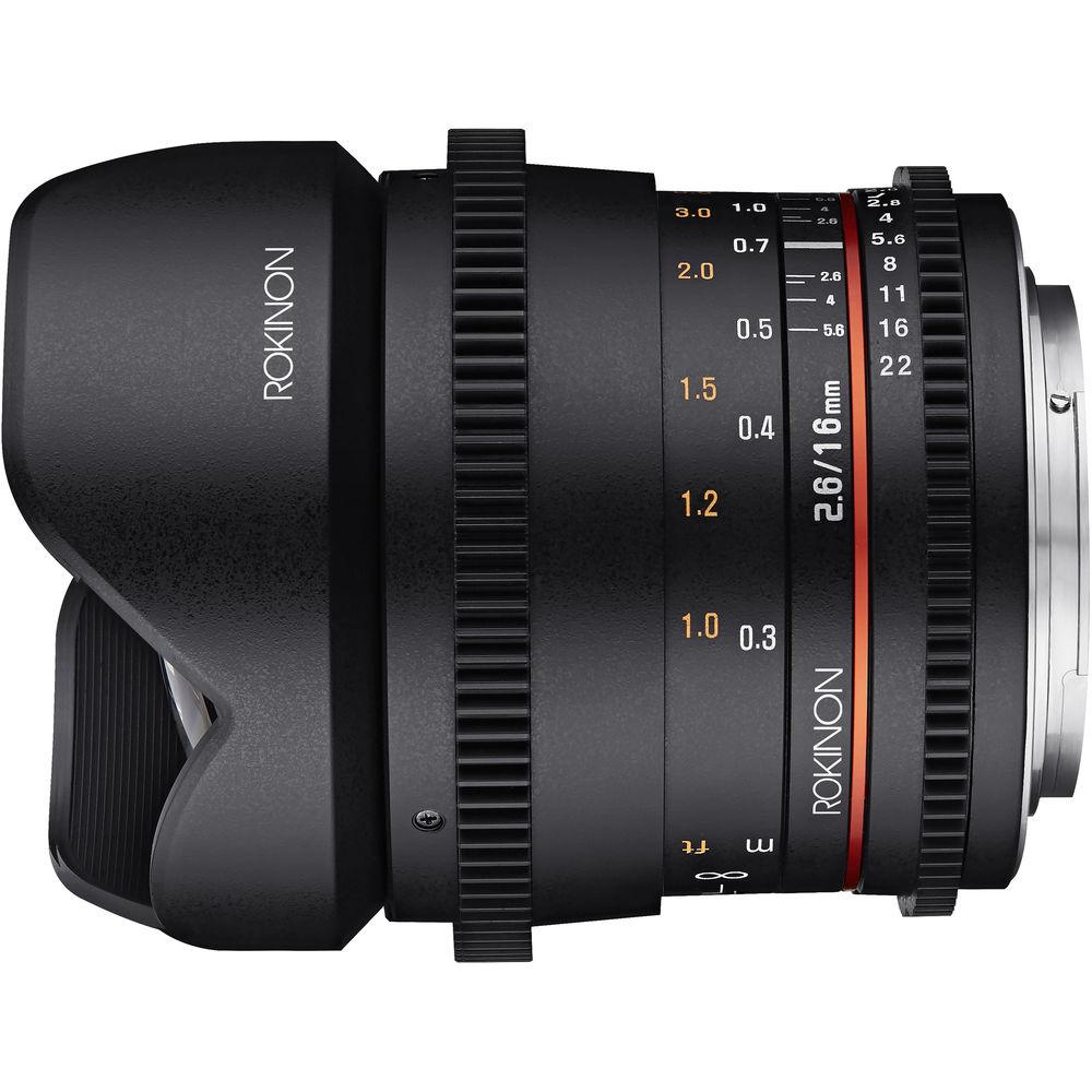 Rokinon 16mm T2.6 Full Frame Cine DS Lens