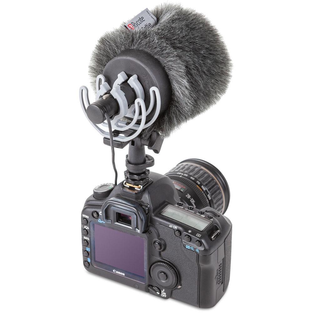 Rycote Softie Kit with Windshield and Shockmount for Sanken CS-M1 Microphone