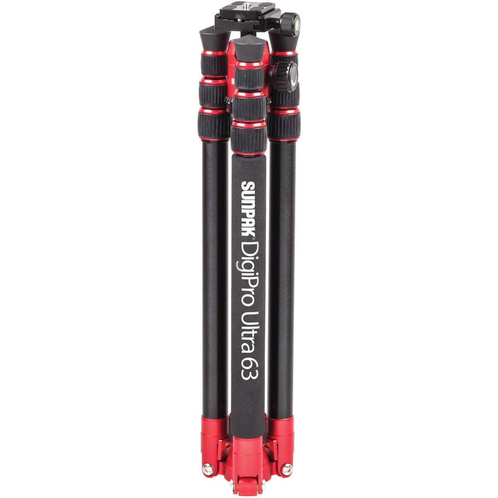 Sunpak DigiPro Ultra 63 Reverse Folding Aluminum Tri-Monopod