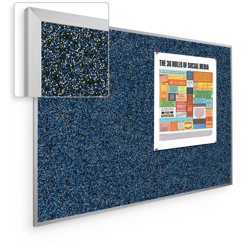 Best Rite Rubber-Tak Tackboard with Aluminum Trim