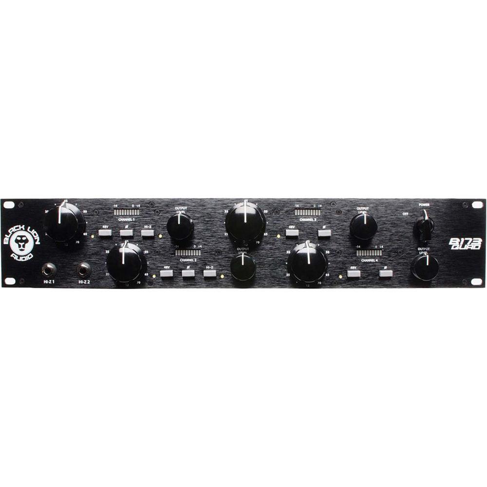 Black Lion Audio B173 Quad 4-Channel Preamp with Mic and DI Inputs
