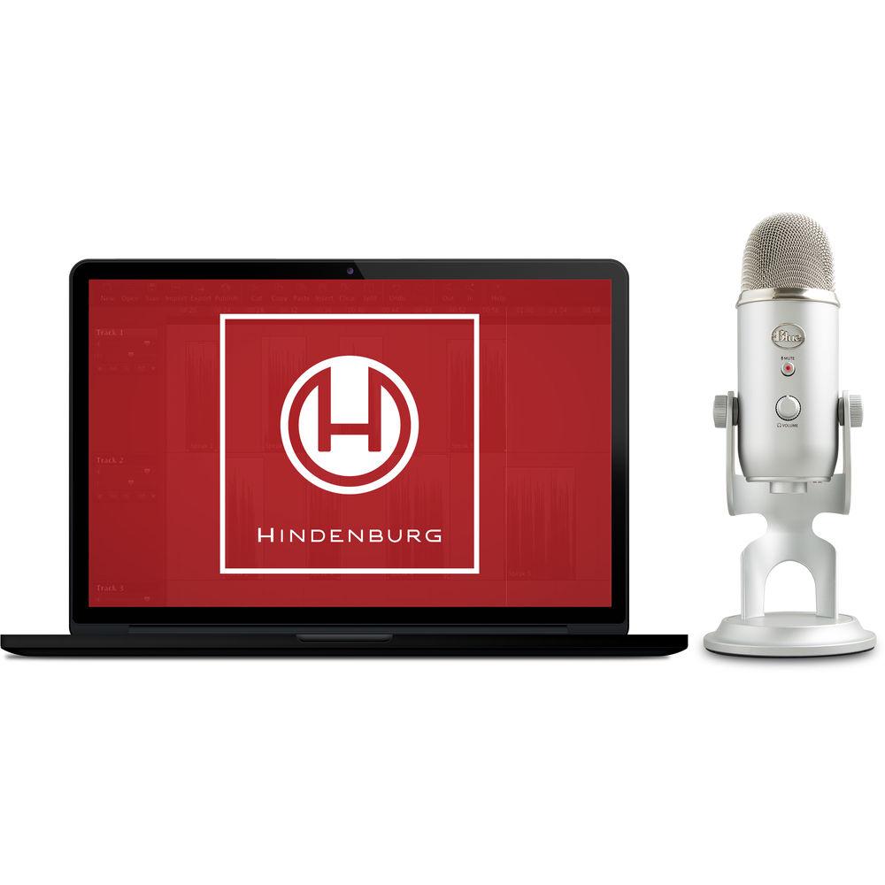 Blue Yeti Podcaster Kit with USB Microphone and Hindenburg Journalist DAW
