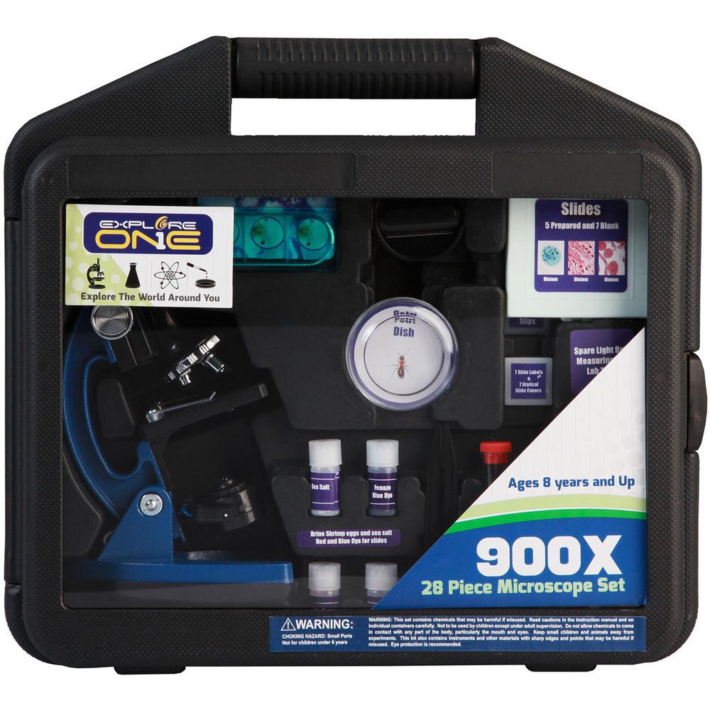 ExploreOne 900x 28-Piece Microscope Kit