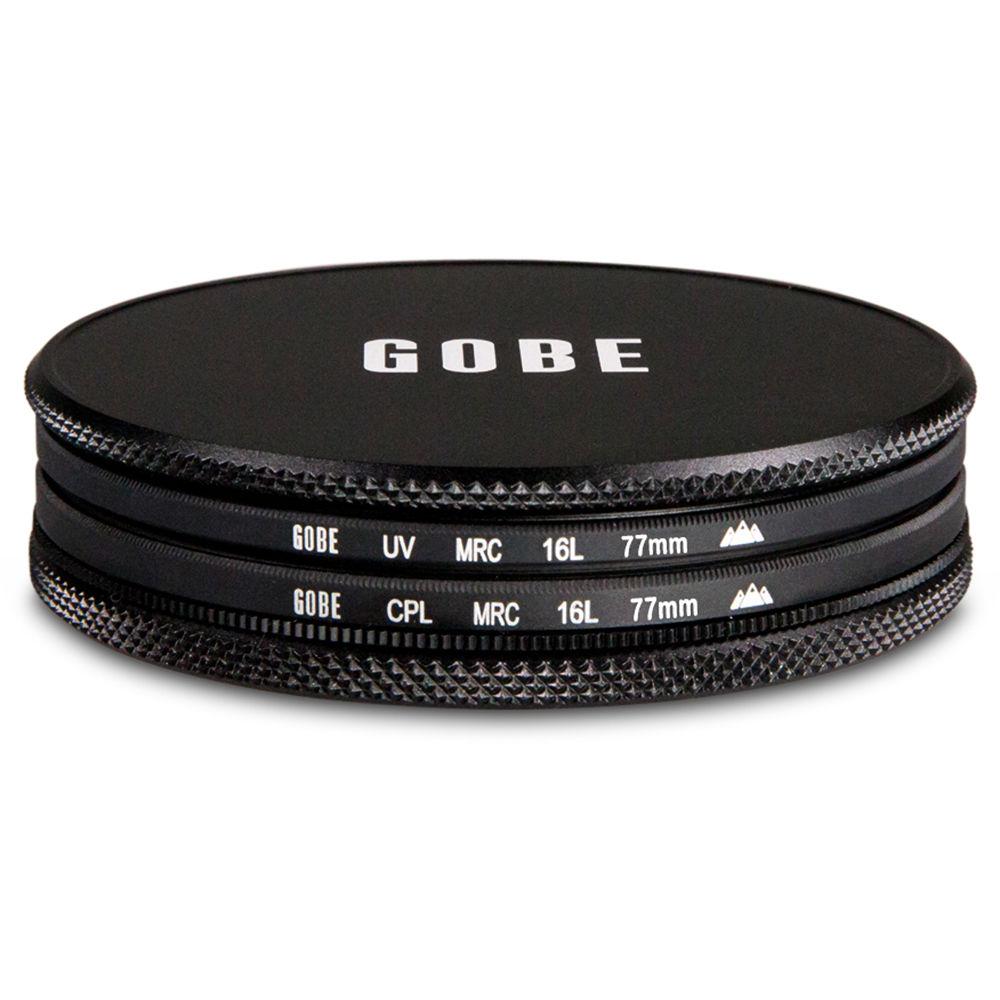 Gobe 77mm The Duet 3Peak UV and Circular Polarizer Filter Kit