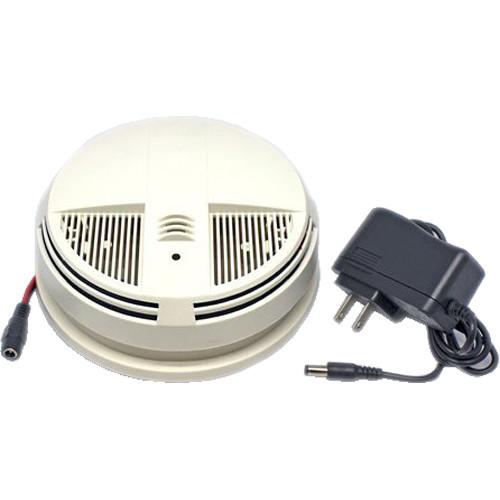 KJB Security Products SG Home Electric Smoke Detector with Covert Night Wi-Fi Camera & DVR