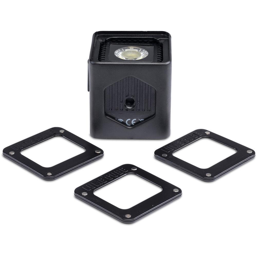 Lume Cube Light-House Aluminum Housing for Lume Cube with 3 Magnetic Diffusion Filters, Lume, Cube, Light-House, Aluminum, Housing, Lume, Cube, with, 3, Magnetic, Diffusion, Filters