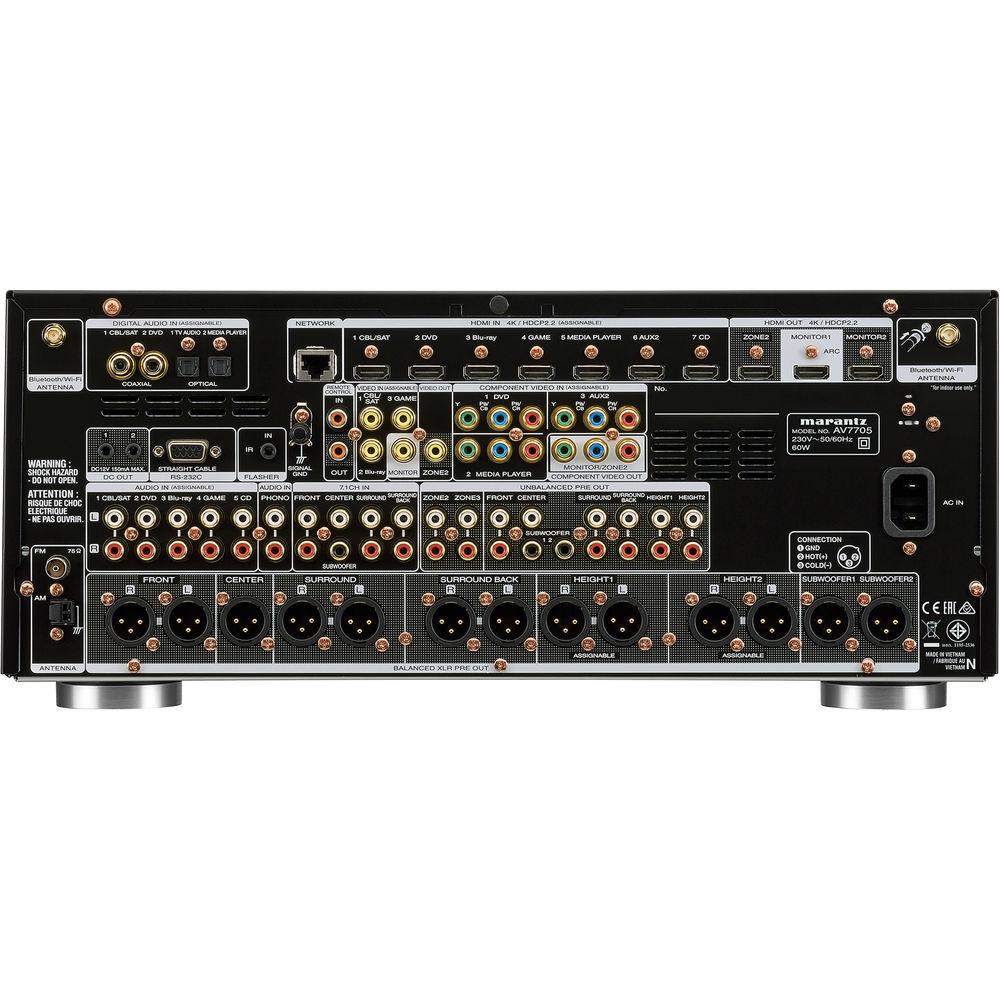 Marantz AV7705 11.2-Channel HEOS Preamplifier