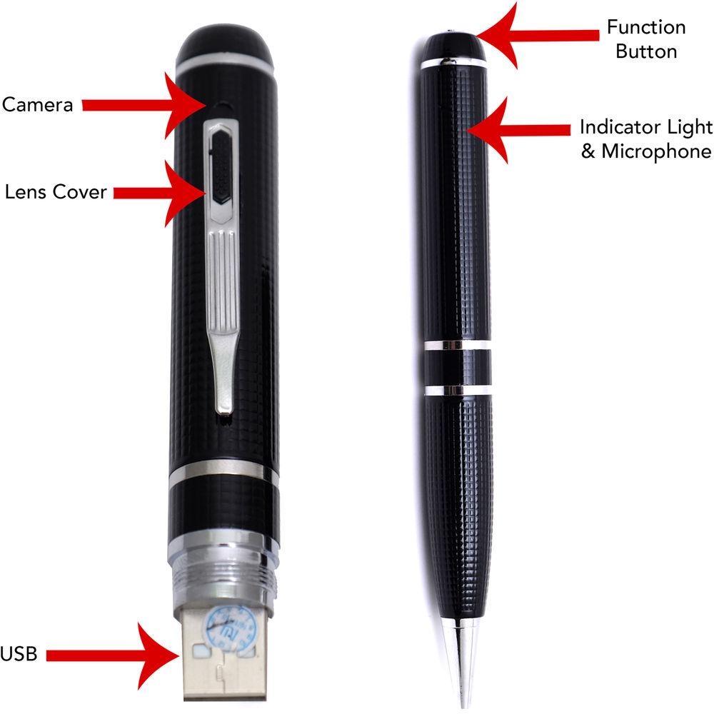 Mini Gadgets DVMP2K Pen with 2K Covert Camera