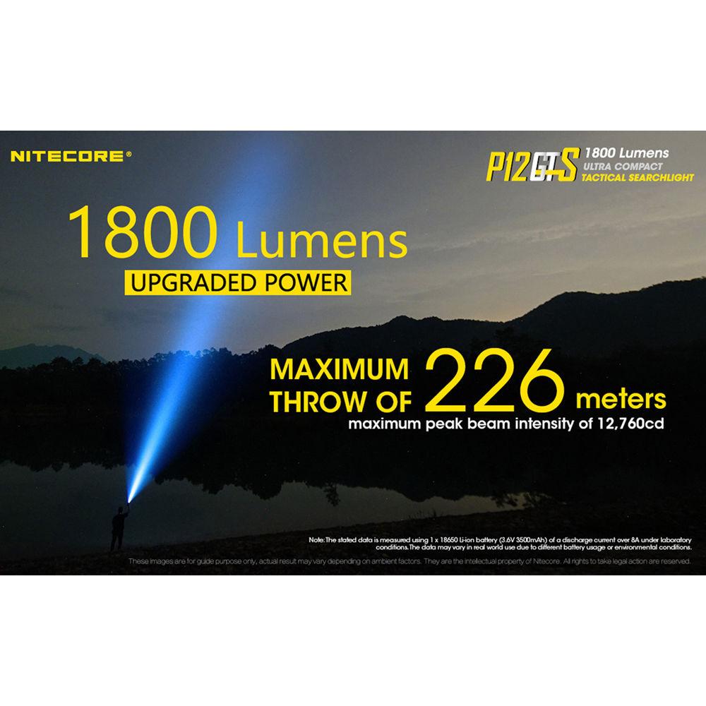 Nitecore P12GTS LED Flashlight