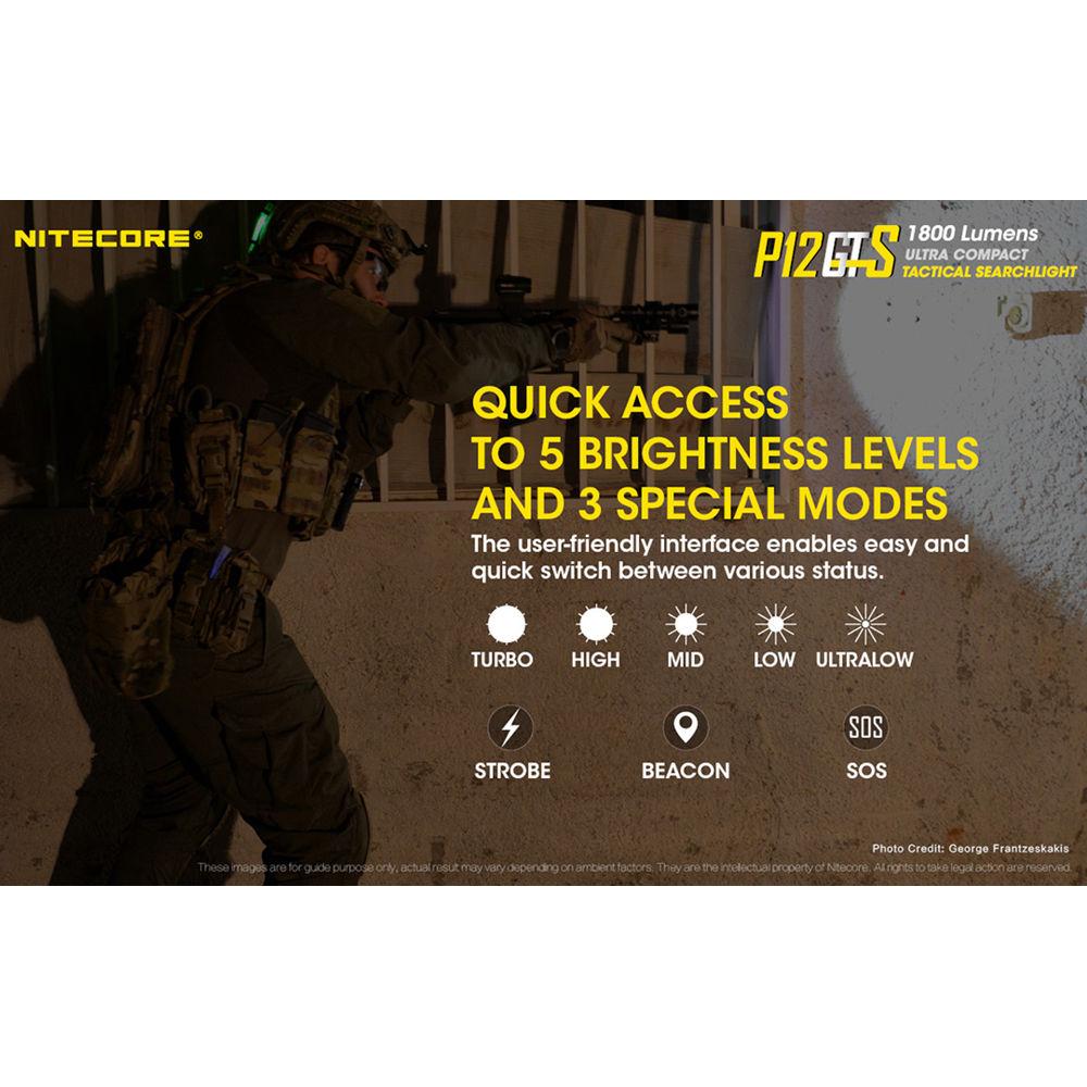 Nitecore P12GTS LED Flashlight