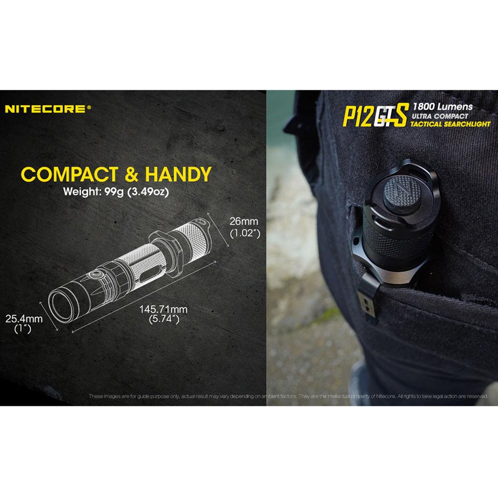 Nitecore P12GTS LED Flashlight
