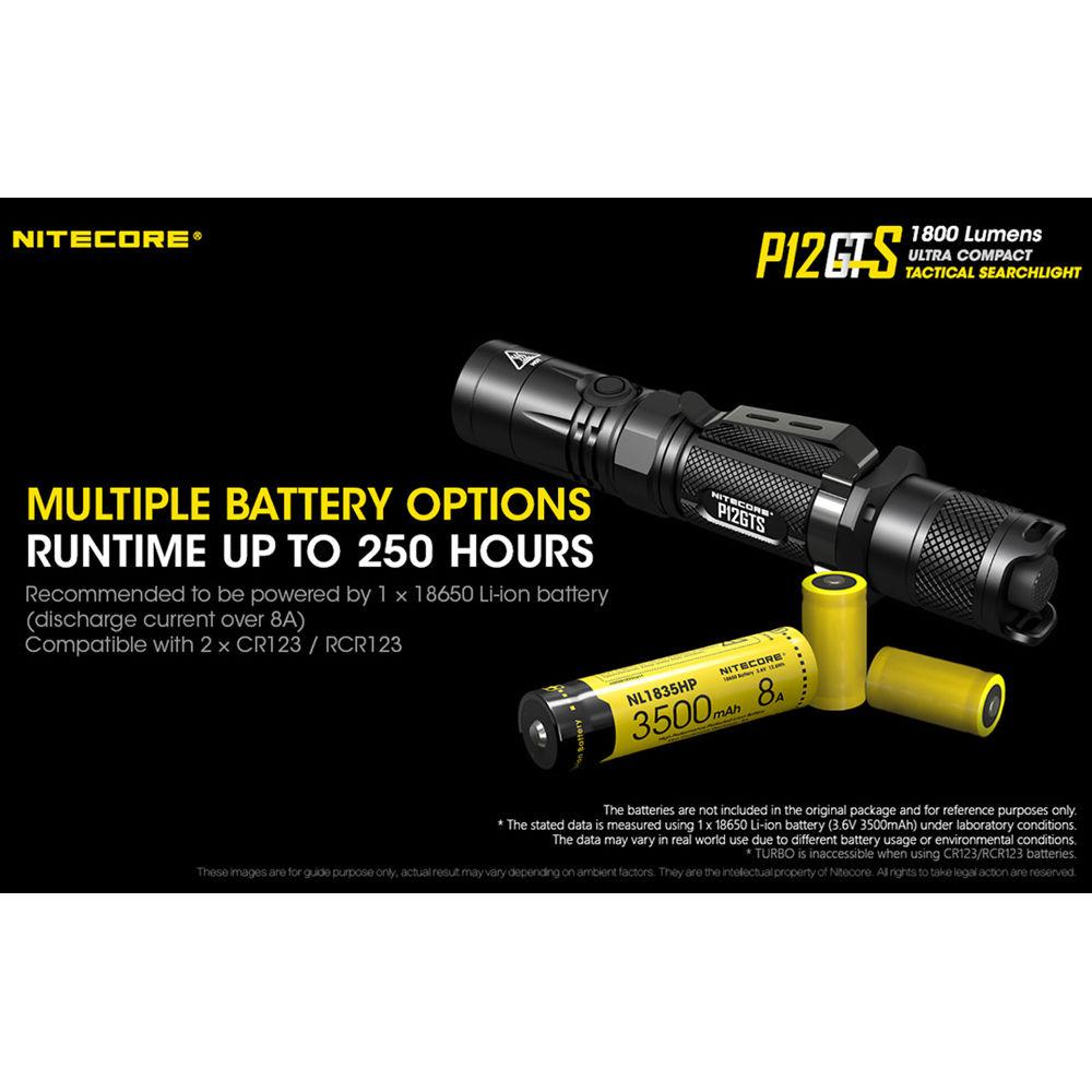 Nitecore P12GTS LED Flashlight
