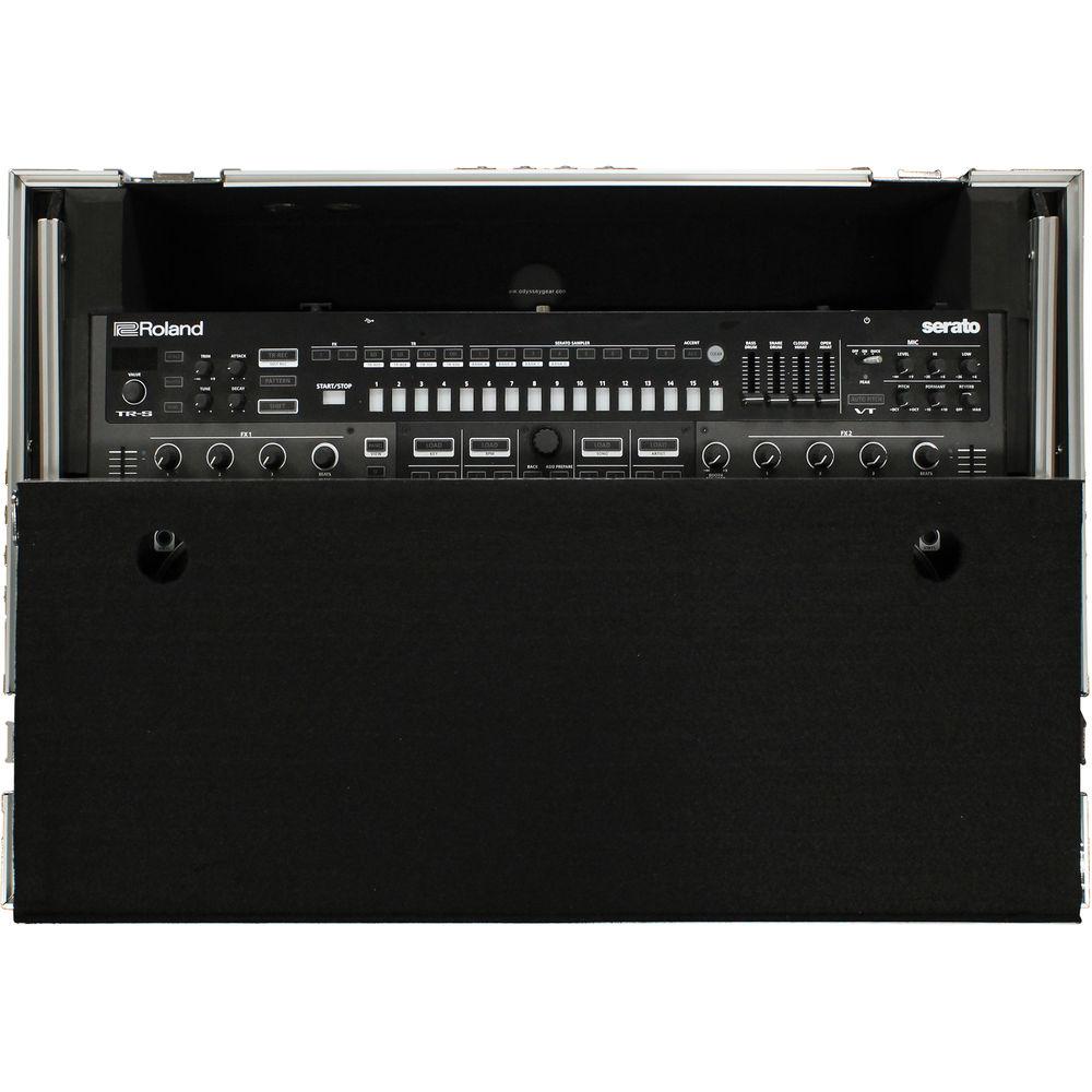 Odyssey Innovative Designs Flight Zone Glide Case with Wheels for Roland DJ-808 & Denon MC7000 V2 DJ Controllers