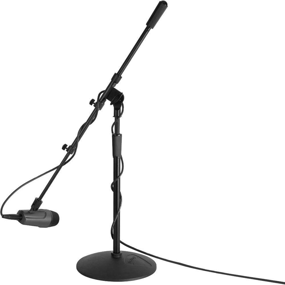 On-Stage MS9417 Pro Kick Amp Mic Stand with Telescoping Shaft and Adjustable Boom