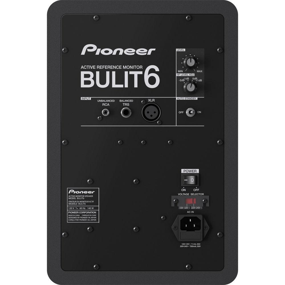 Pioneer DJ Bulit6 - 6" 2-Way 125W Active Reference Monitor