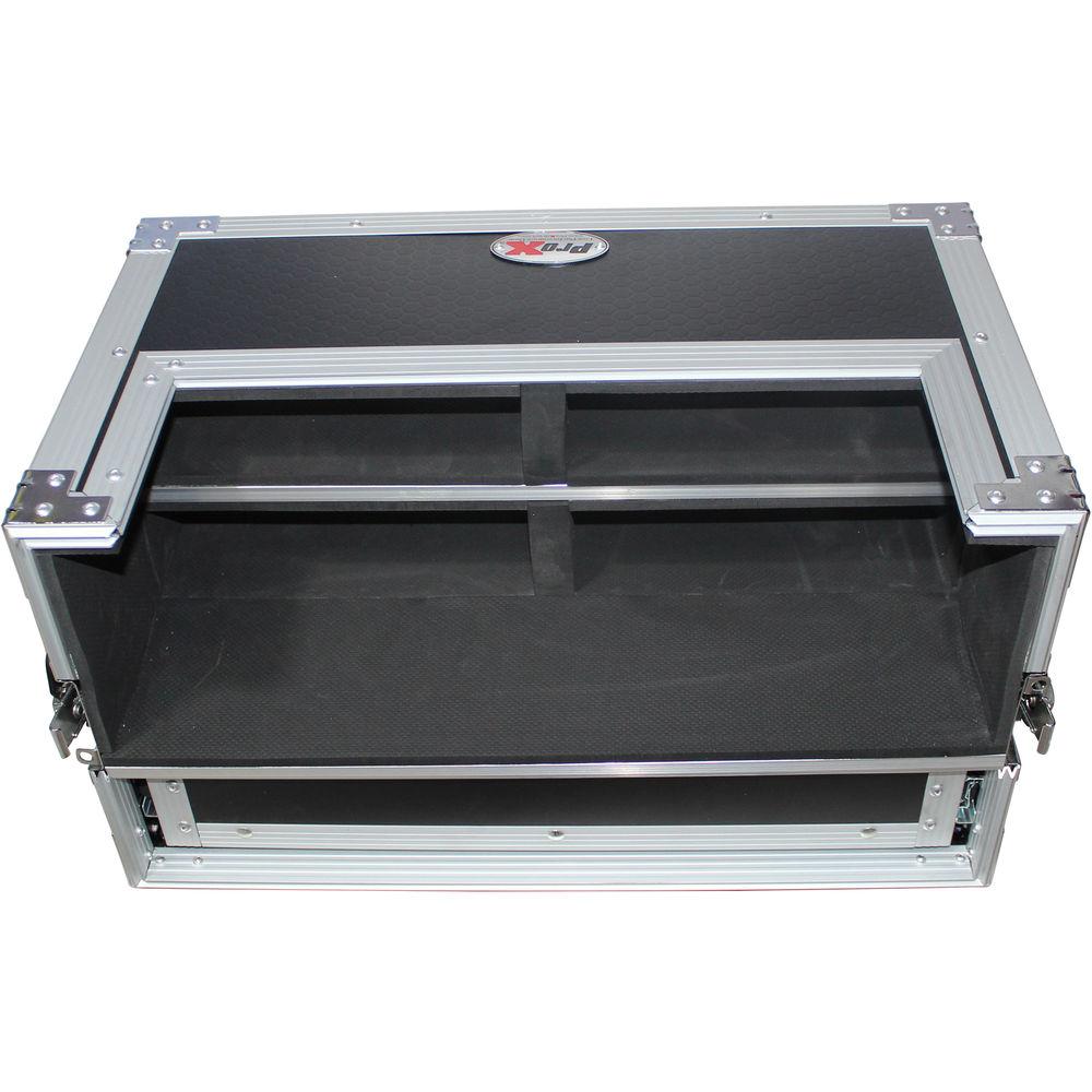 ProX X-4WM2DR Wireless Mic-System Case with 2U Rack Drawer