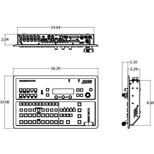 Ross Video Carbonite Black Solo 1 M E Live Production Video Switcher