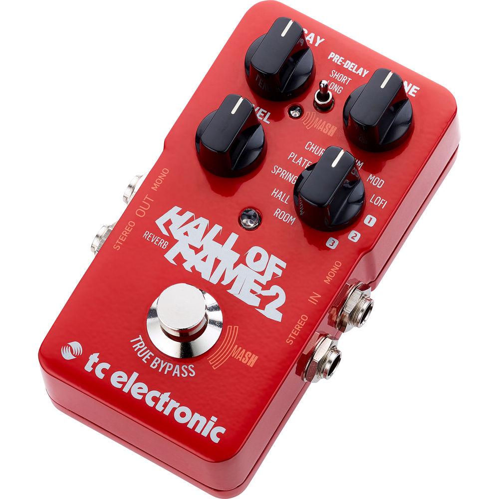 TC Electronic Hall Of Fame 2 Reverb Pedal for Electric Guitars