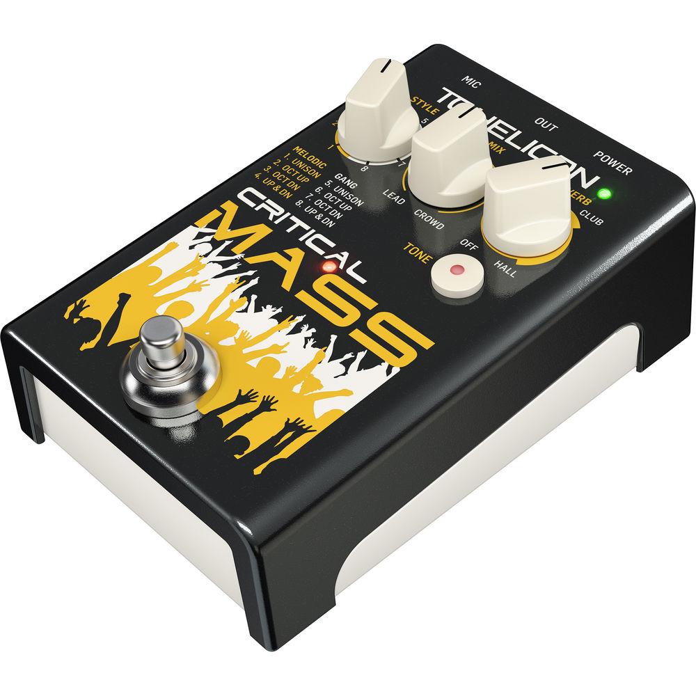 TC-Helicon Critical Mass Pedal for Gang Vocals, Melodic Vocals & Reverb