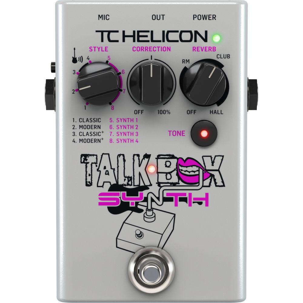 TC-Helicon Talkbox Synth Pedal for Singers Electric Guitarists