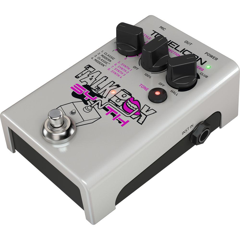 TC-Helicon Talkbox Synth Pedal for Singers Electric Guitarists, TC-Helicon, Talkbox, Synth, Pedal, Singers, Electric, Guitarists