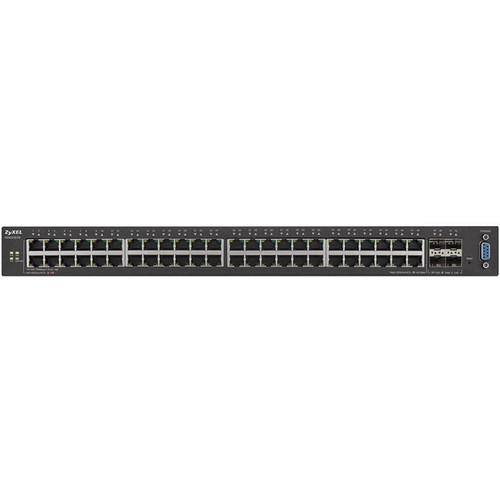 ZyXEL 48-Port 100 1000 Mb s and 4-Port 10GbE SFP L2 Switch with 10GbE Uplink