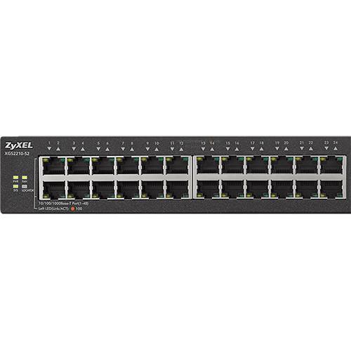 ZyXEL 48-Port 100 1000 Mb s and 4-Port 10GbE SFP L2 Switch with 10GbE Uplink