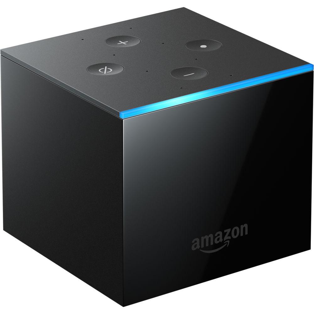 Amazon Fire TV Cube with 2nd Gen Alexa Voice Remote, Amazon, Fire, TV, Cube, with, 2nd, Gen, Alexa, Voice, Remote
