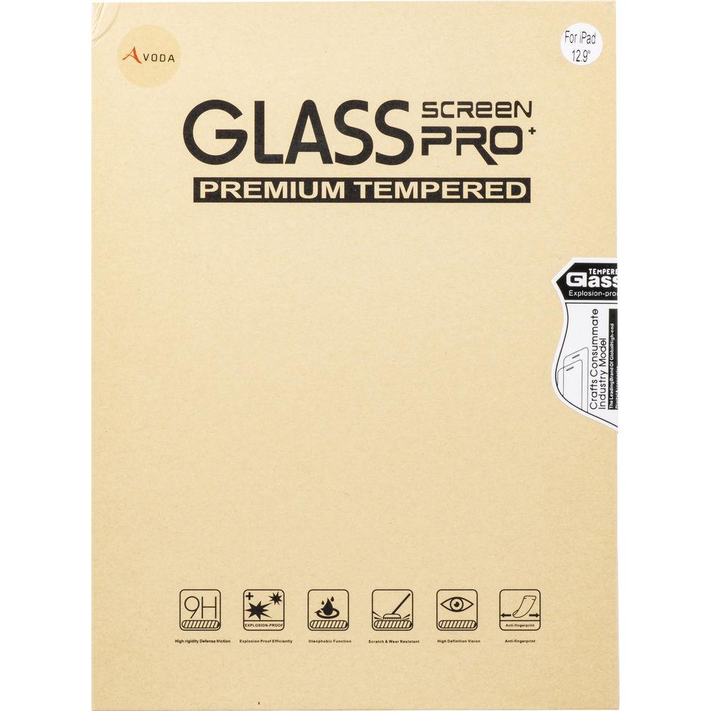 AVODA Clear Tempered Glass Screen Protector for 12.9" iPad Pro