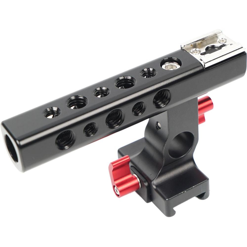 CAME-TV Rig with Wooden Handles for Sony a6300 Camera