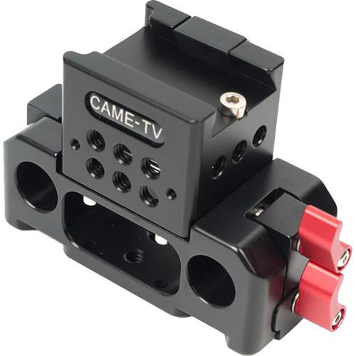 CAME-TV Rig with Wooden Handles for Sony a6300 Camera