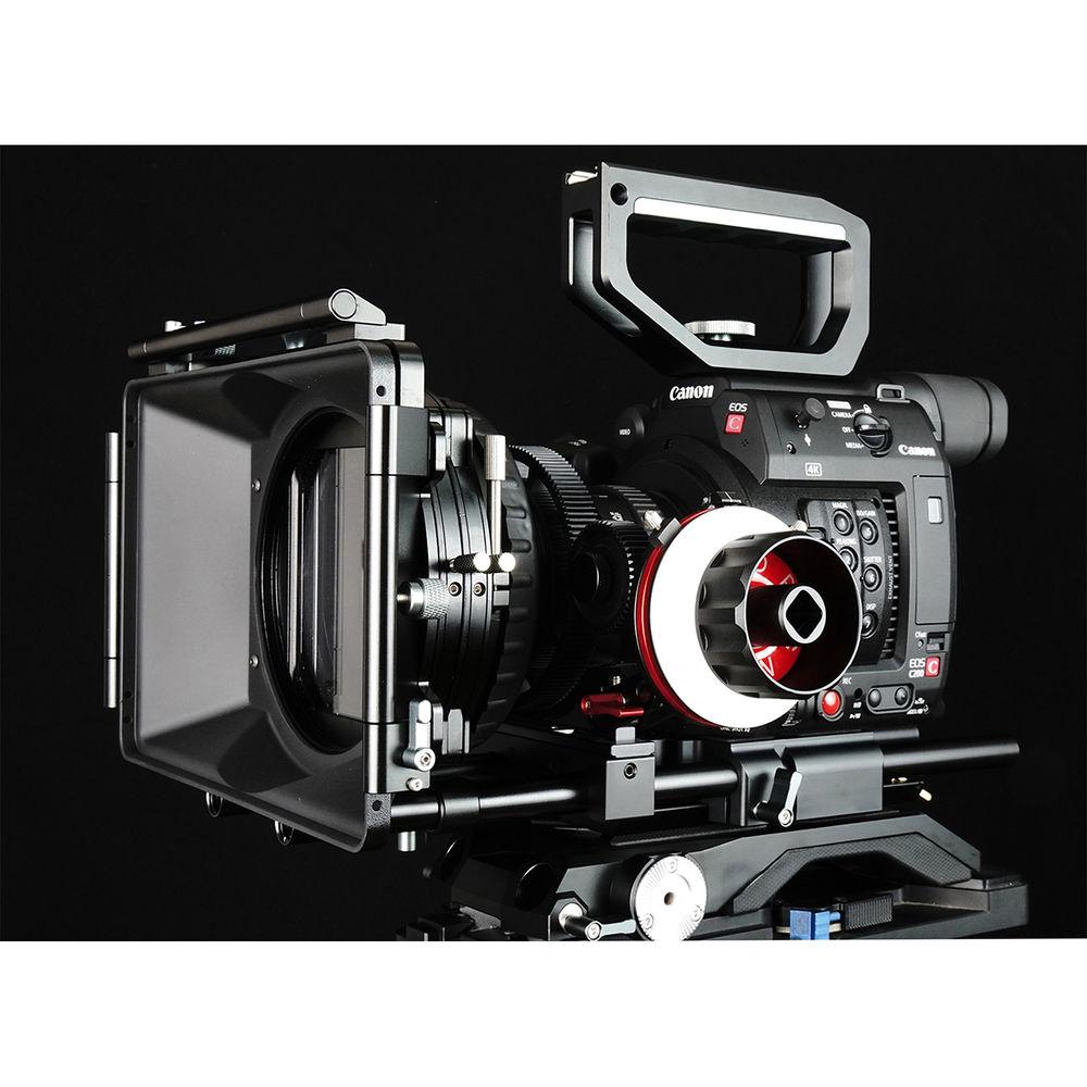 CAME-TV Shoulder Rig with Matte Box & Follow Focus for Canon EOS C200 Cinema Camera