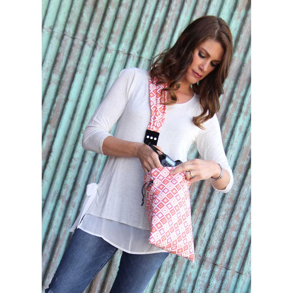 Capturing Couture Coral Mirrorless Camera Protective Tote Bag