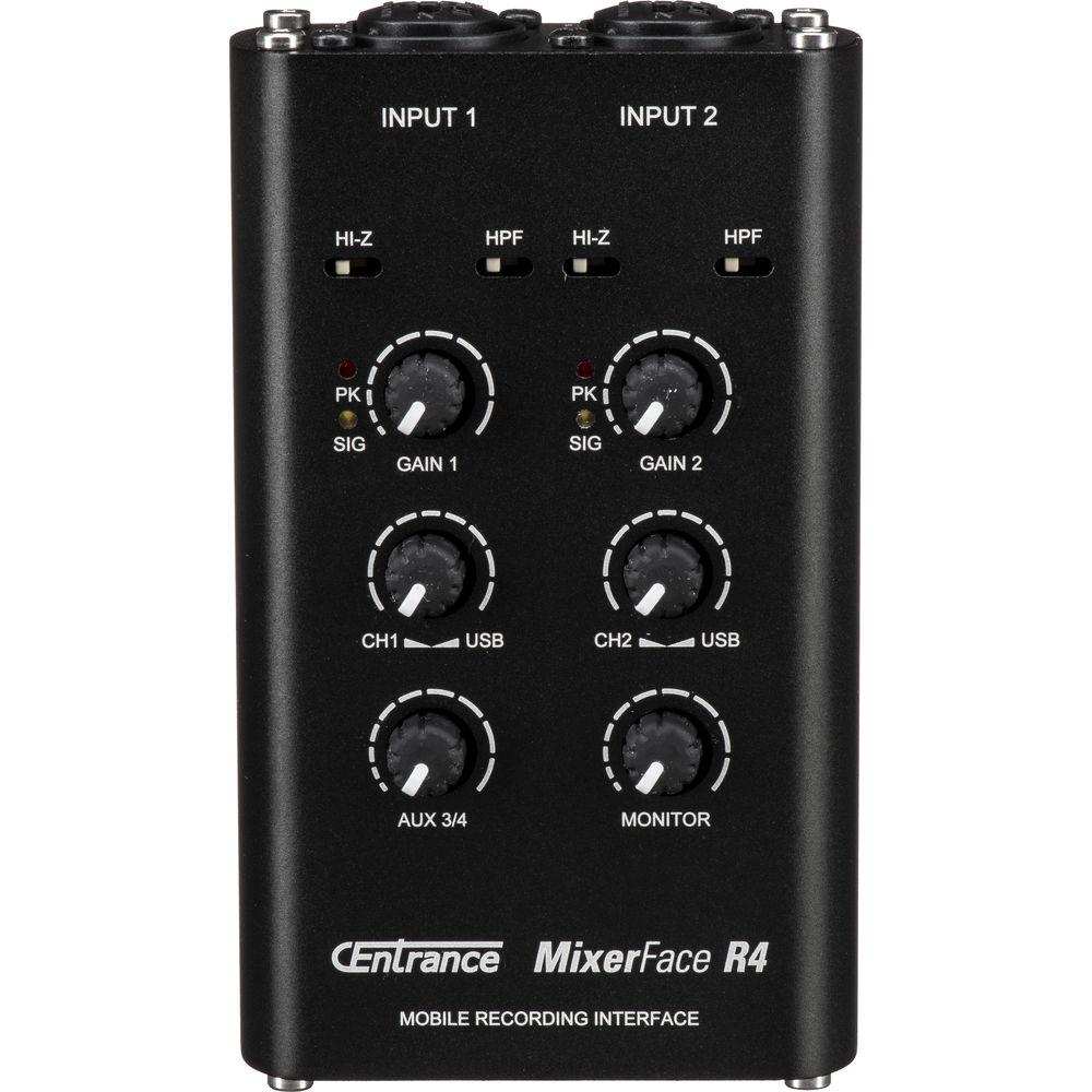 CEntrance Inc. MixerFace R4R Mobile Audio Interface SD Recorder