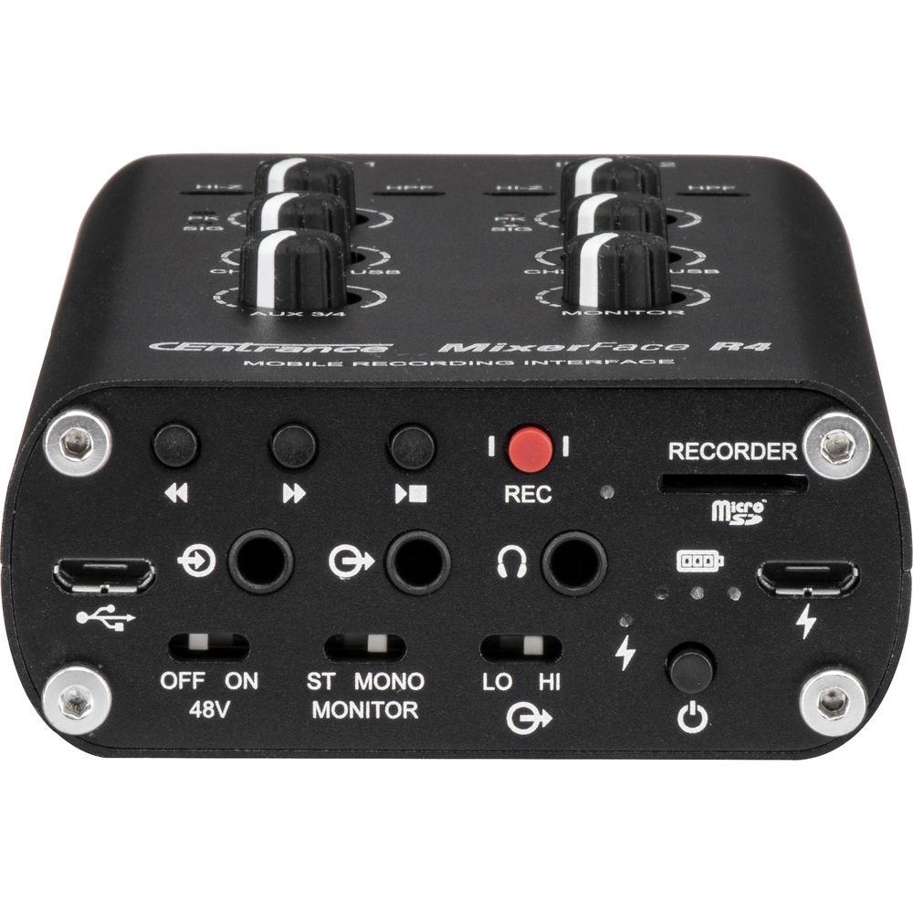 CEntrance Inc. MixerFace R4R Mobile Audio Interface SD Recorder