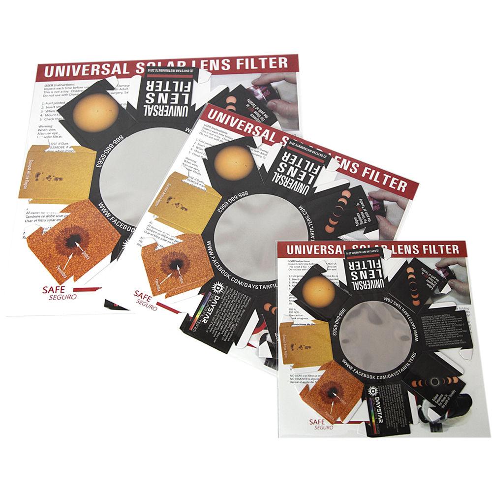 DayStar Filters White-Light ULF Solar Combo Pack for Cameras
