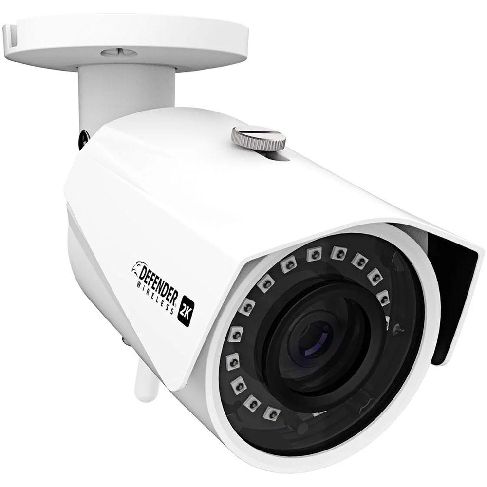 Defender 4-Channel 4MP NVR with 1TB HDD & 2 4MP Outdoor Night Vision Wi-Fi Bullet Cameras