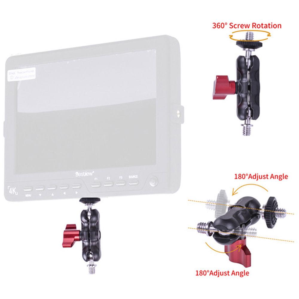 DigitalFoto Solution Limited Ant Smooth 4 Mounting Adapter Ring Plus Bean Mini Magic Arm for Moutning Microphone LED