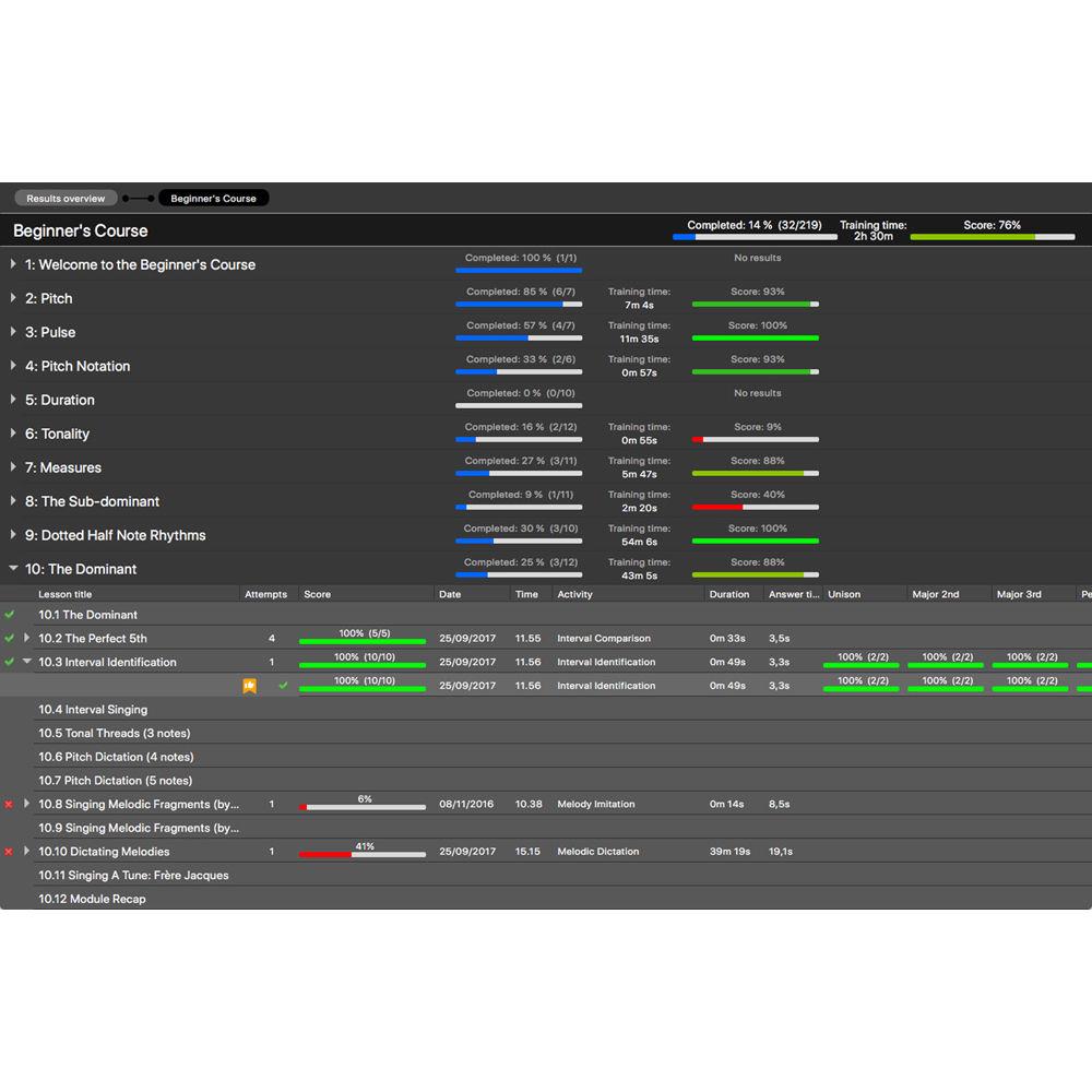 eMedia Music EarMaster 7 Professional - Ear Training & Music Theory Exercises