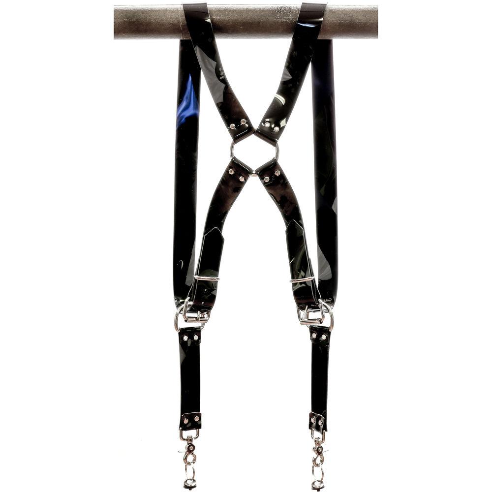 Funk Plus PVC Vinyl Ring Back Harness with 1.5" Wide Straps